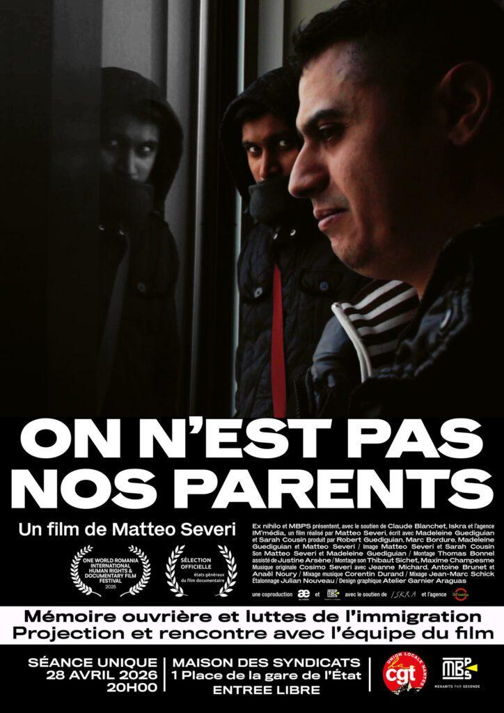 Film « ON N’EST PAS NOS PARENTS » de Matteo Severi